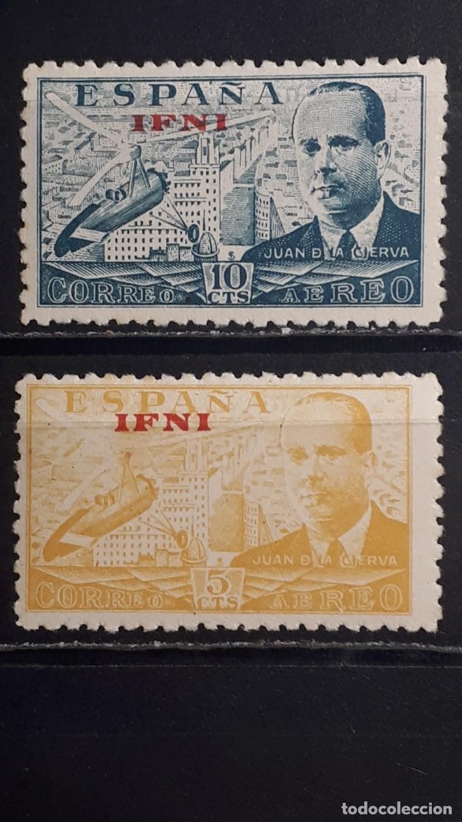 Sellos: IFNI. **. A&Ntilde;O 1948 EDIFIL 57/8