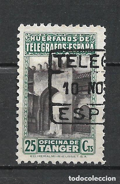 Sellos: espa&ntilde;a tanger telegrafos 25 cts. sello usado - 8/38
