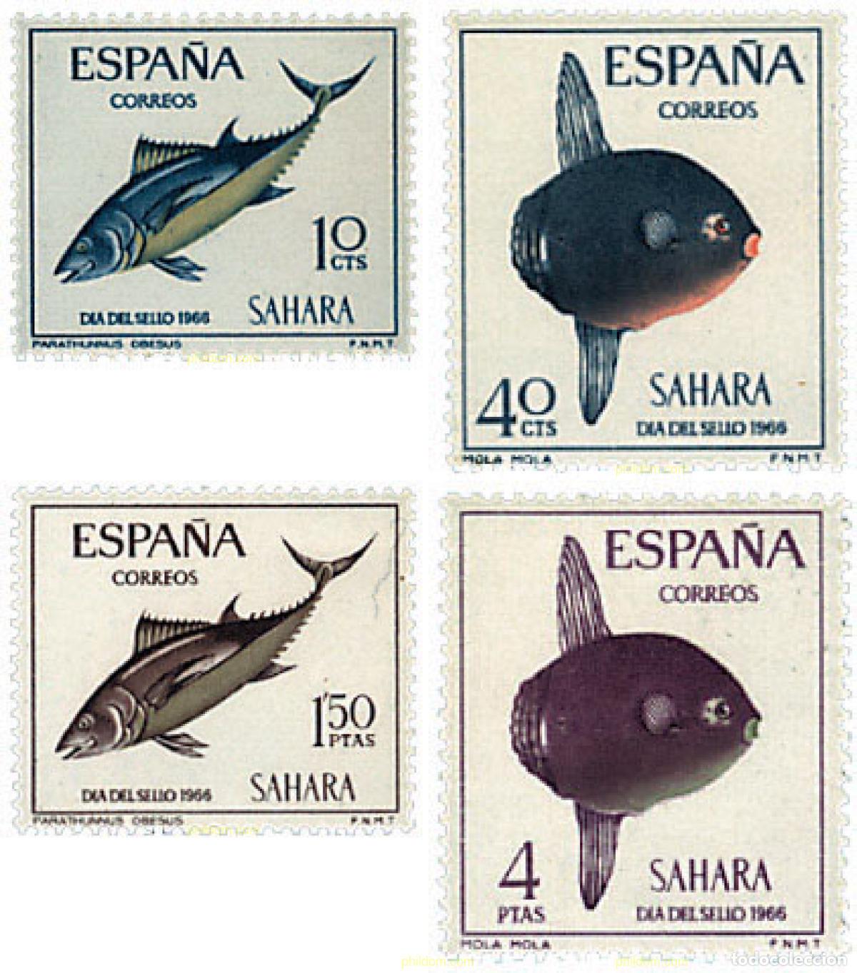 Sellos: 28393 MNH SAHARA ESPA&Ntilde;OL 1966 DIA DEL SELLO