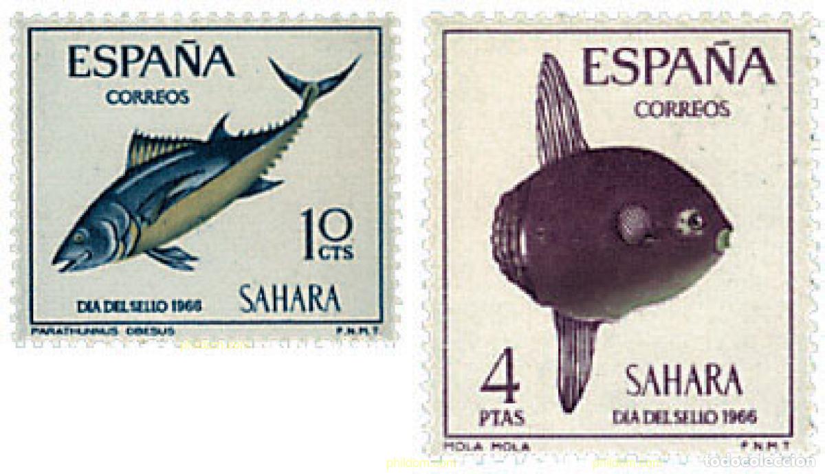 Sellos: 238670 MNH SAHARA ESPA&Ntilde;OL 1966 DIA DEL SELLO