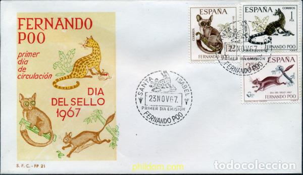 Sellos: 350644 MNH FERNANDO POO 1967 DIA DEL SELLO