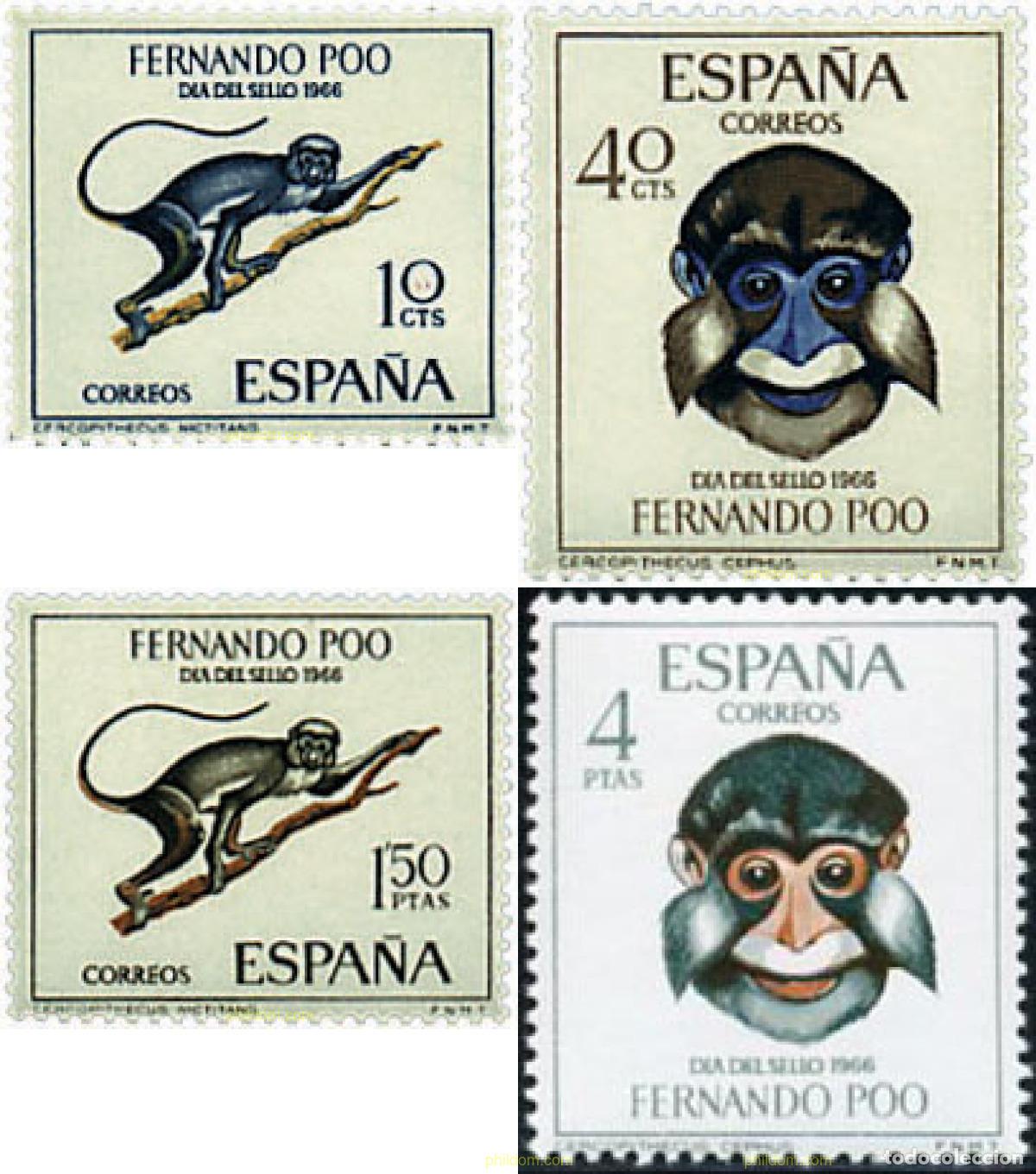 Sellos: 86984 MNH FERNANDO POO 1966 DIA DEL SELLO
