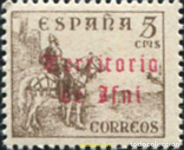 Sellos: 216224 MNH IFNI 1948 MOTIVOS VARIOS. SELLOS DE ESPA&Ntilde;A DE 1938-1949 SOBREIMPRESOS