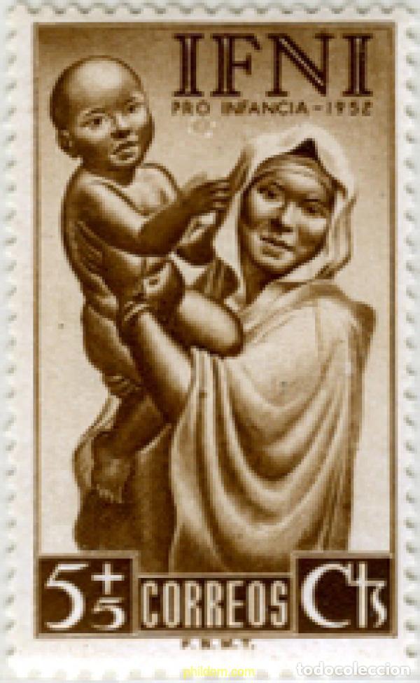 Sellos: 285127 MNH IFNI 1952 PRO INFANCIA INDIGENA