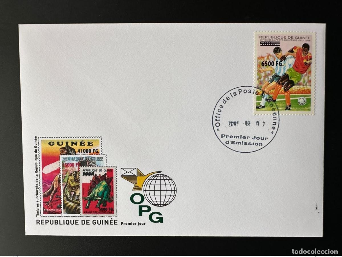Sellos: Guinea 2009 FDC Mi. 6734 sobrecargado Overprint Football Fu&szlig;ball Soccer Sport