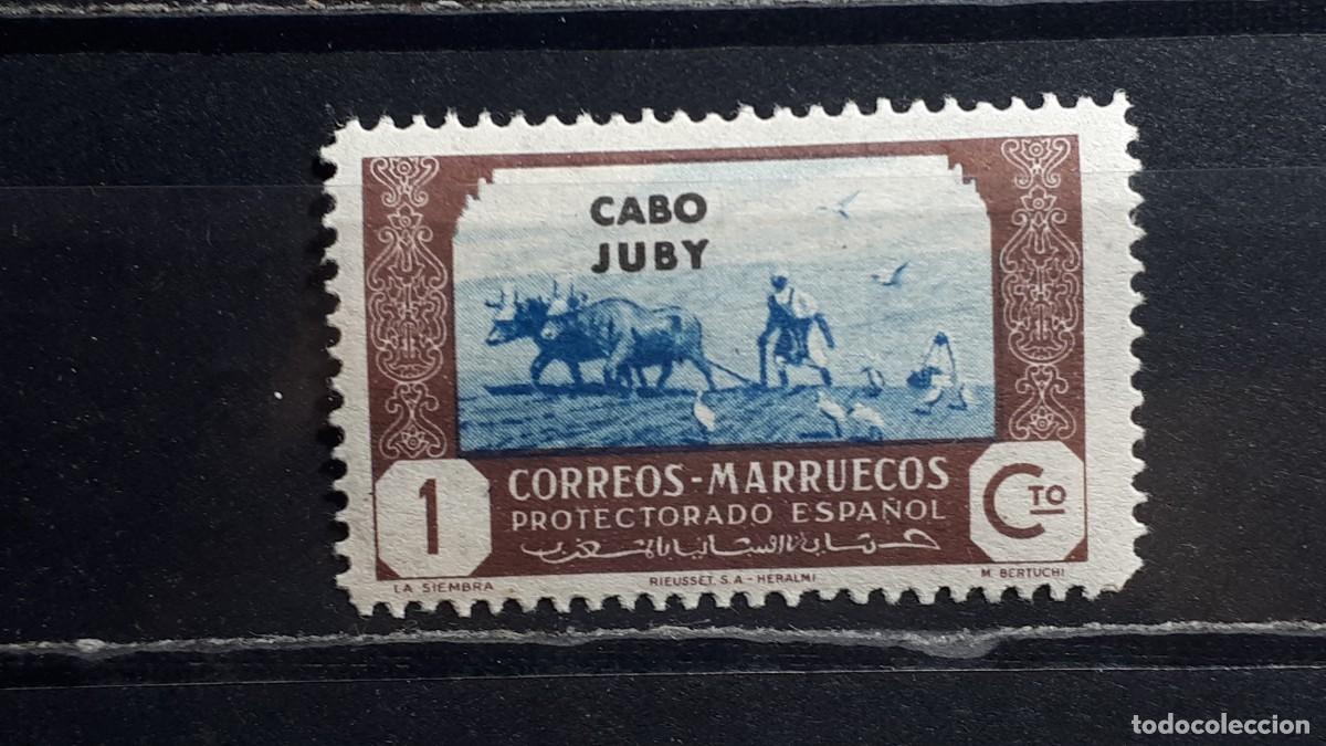 Sellos: CABO JUBY. A&Ntilde;O 1944.**. EDIFIL 138