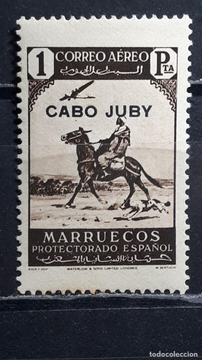 Sellos: CABO JUBY. A&Ntilde;O 1938. **. Edifil 108