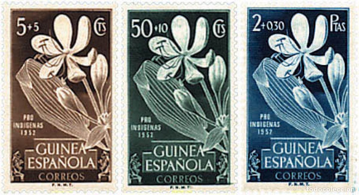 Sellos: 94273 MNH GUINEA ESPA&Ntilde;OLA 1952 PRO INDIGENAS