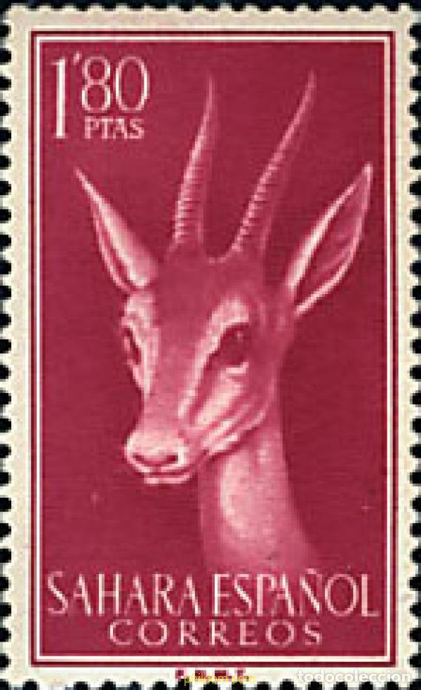 Sellos: 681174 HINGED SAHARA ESPA&Ntilde;OL 1957 SERIE BASICA