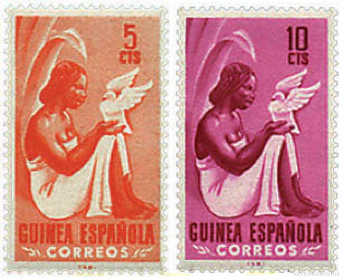 Sellos: 213603 MNH GUINEA ESPA&Ntilde;OLA 1953 PRO INDIGENAS