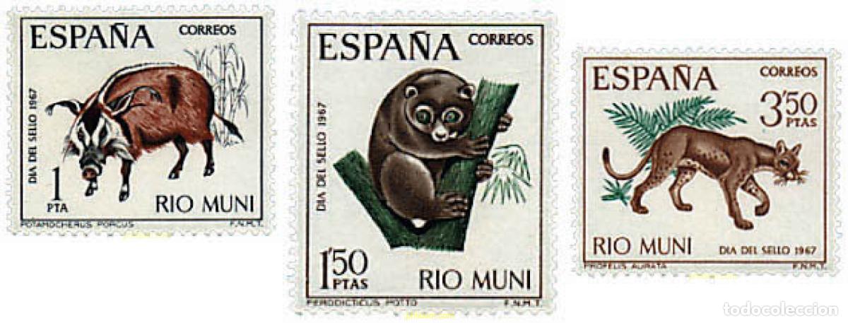 Sellos: 28677 MNH RIO MUNI 1967 FAUNA