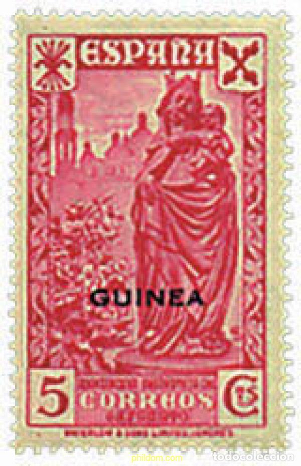 Sellos: 266503 HINGED GUINEA ESPA&Ntilde;OLA 1938 HISTORIA DEL CORREO