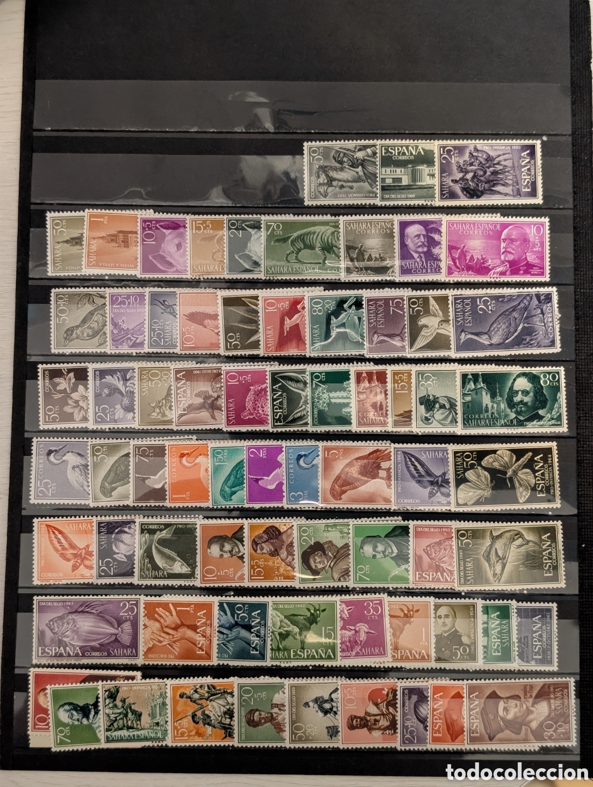 Stamps: 71 sellos nuevos** diferentes Colonia Sahara