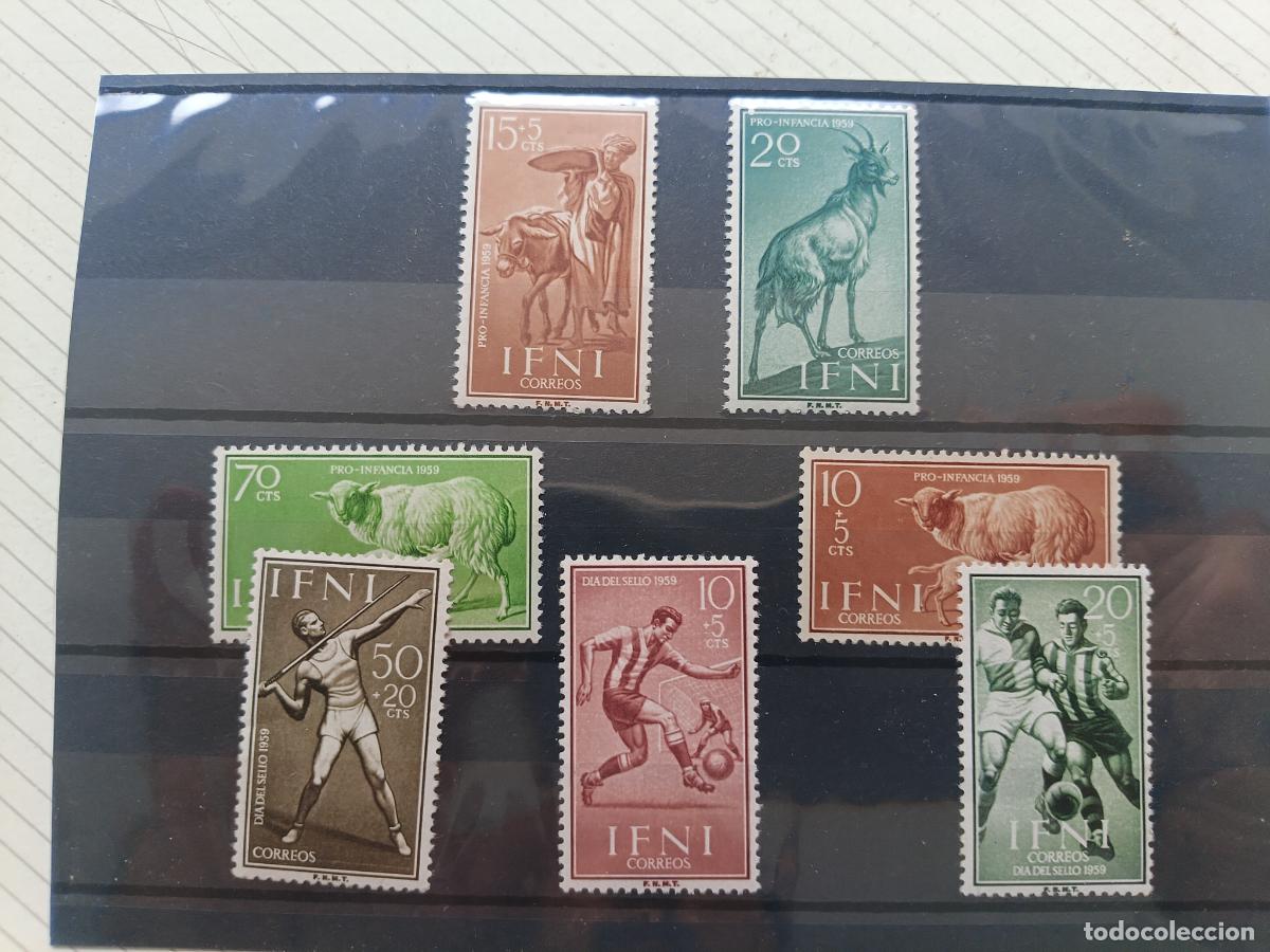Sellos: Lote de sellos de Ifni