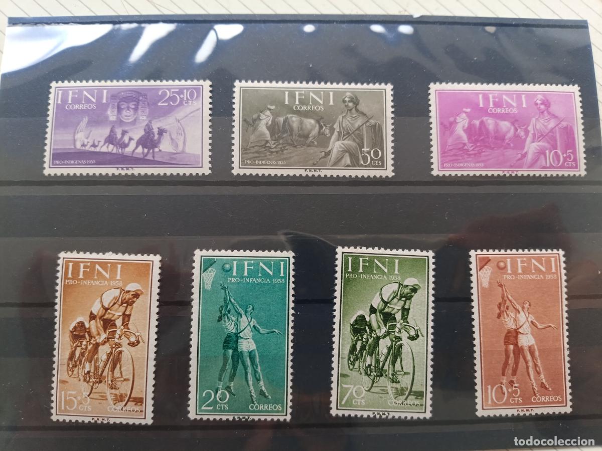 Sellos: Lote de sellos de Ifni