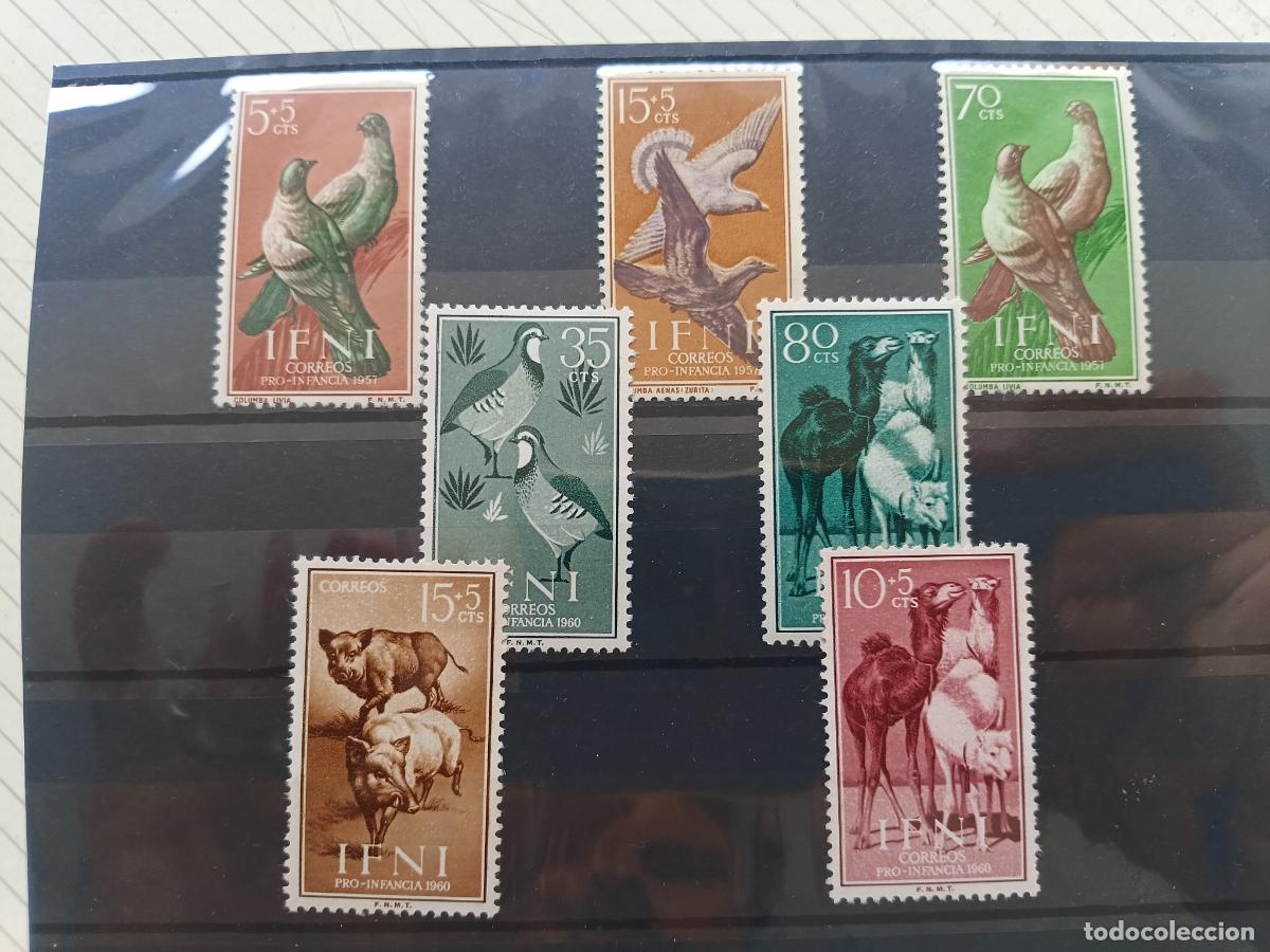 Sellos: Lote de sellos de Ifni