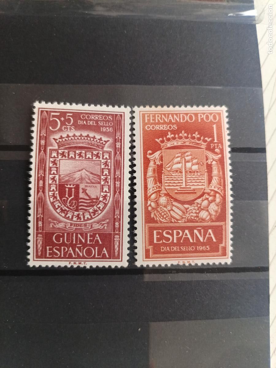 Sellos: Guinea espa&ntilde;ola y Fernando Poo, nuevos perfectos