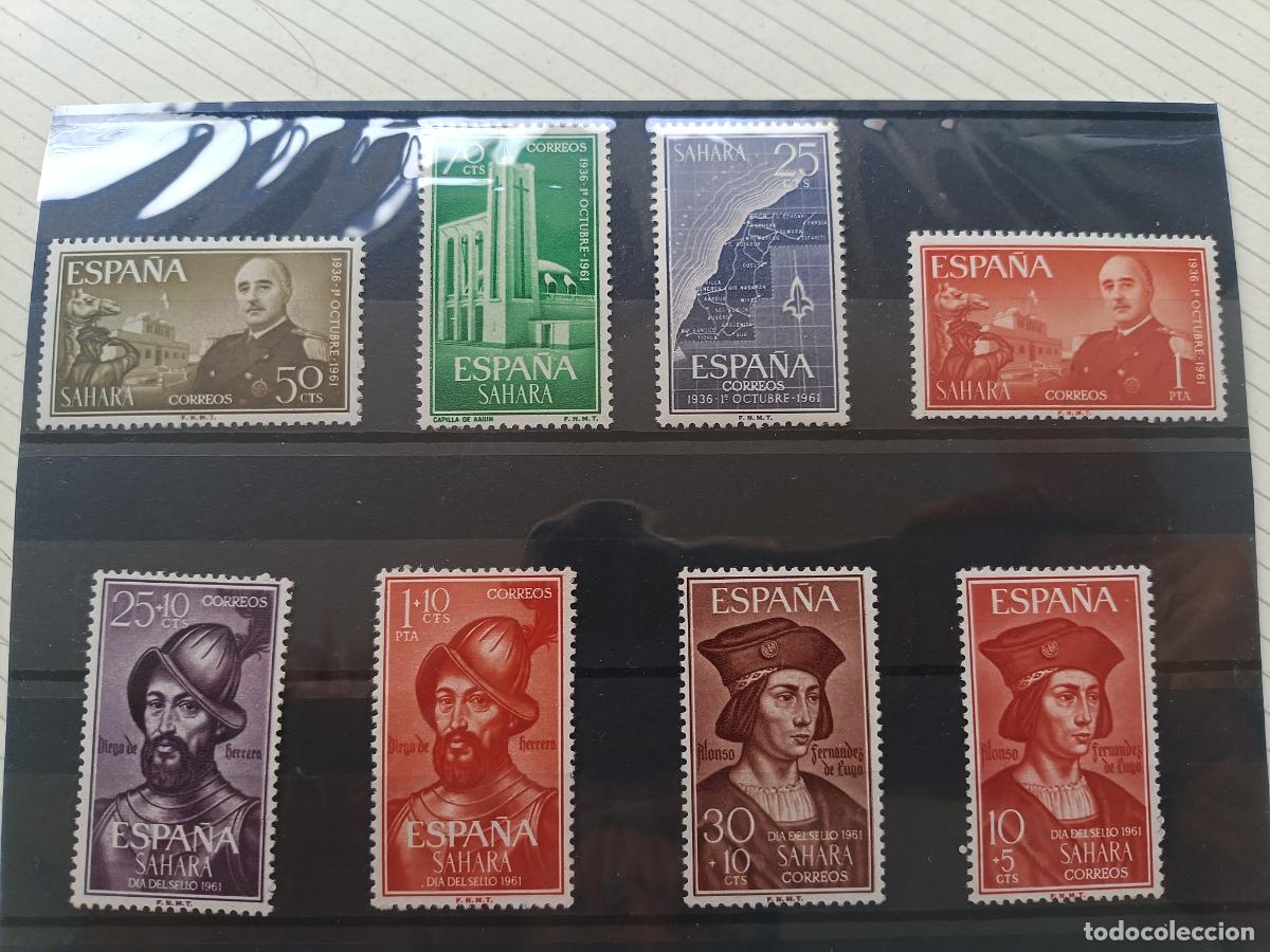 Sellos: Sahara espa&ntilde;ol. Lote de sellos