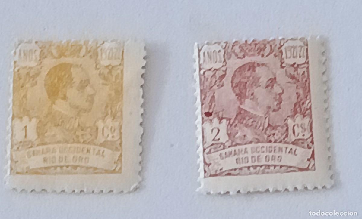 Sellos: Sellos excolonias espa&ntilde;olas Rio de Oro 1921, edifil 130/131, Alfonso XIII