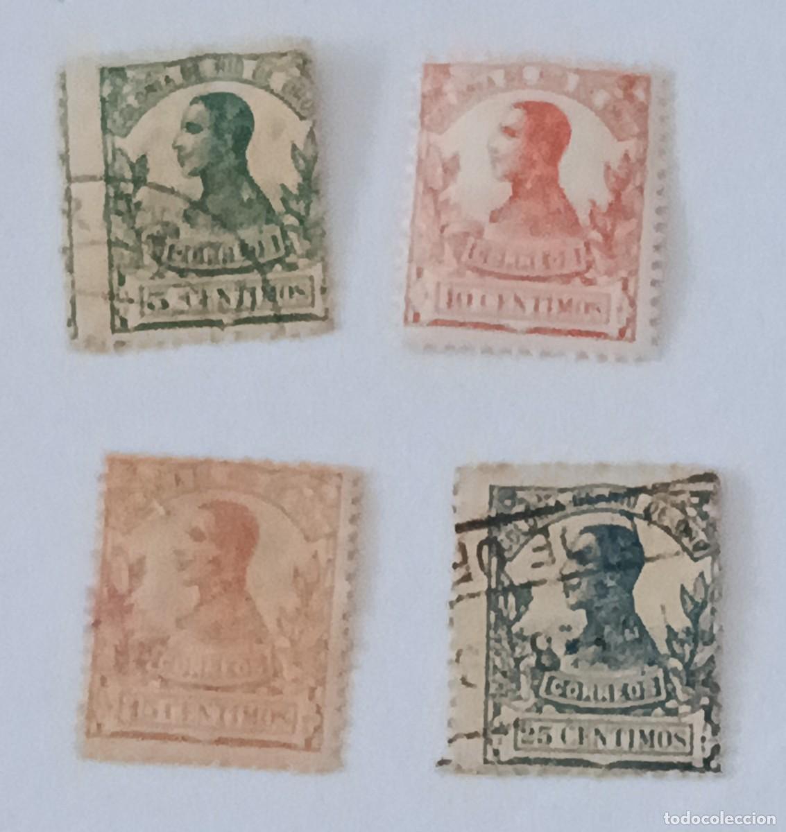 Sellos: Sellos excolonias espa&ntilde;olas Rio de Oro 1912, edifil 67/69 y 71. Alfonso XIII