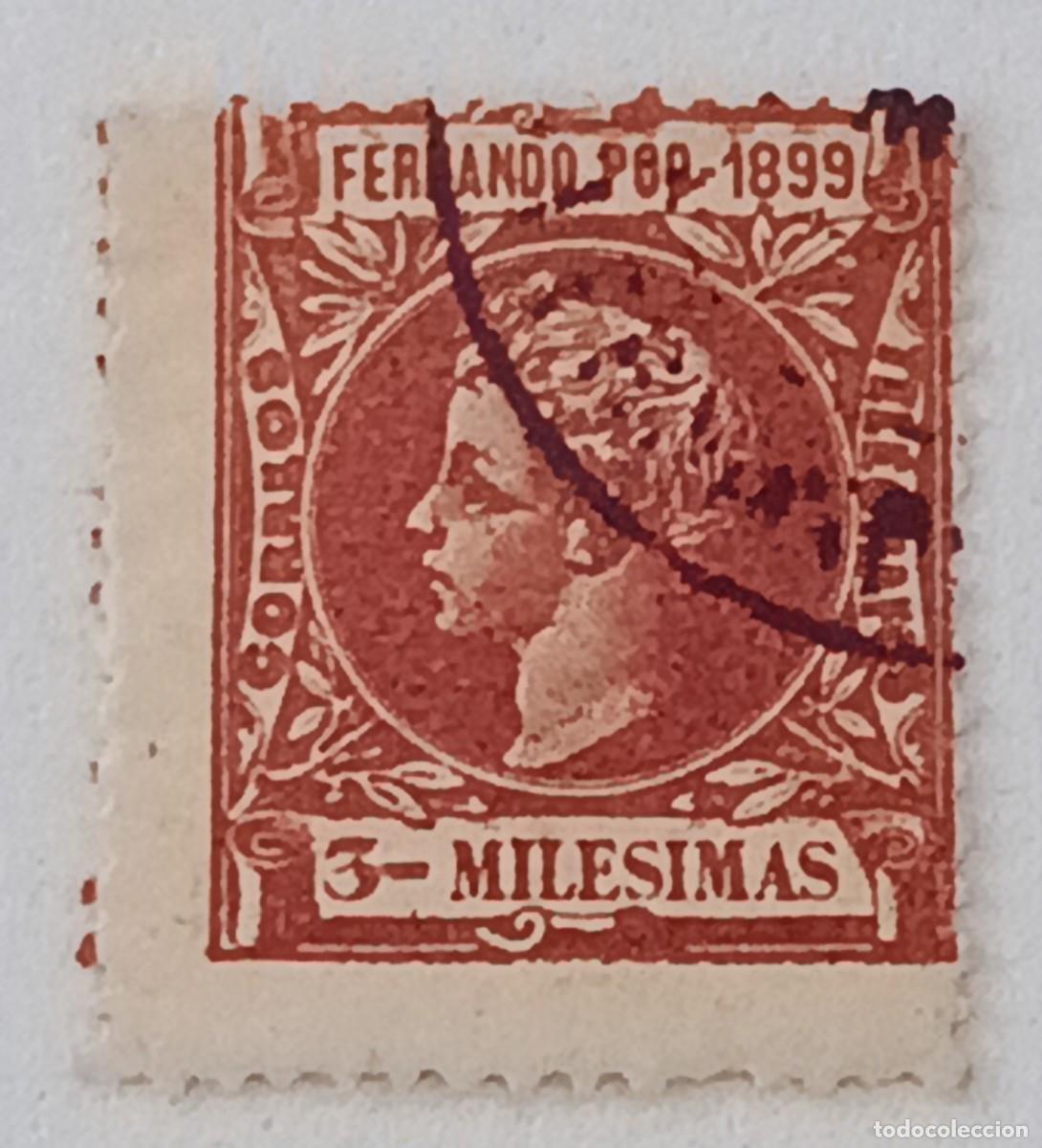Sellos: Sellos excolonias espa&ntilde;olas Fernando Poo 1899, edifil 52, Alfonso XIII,
