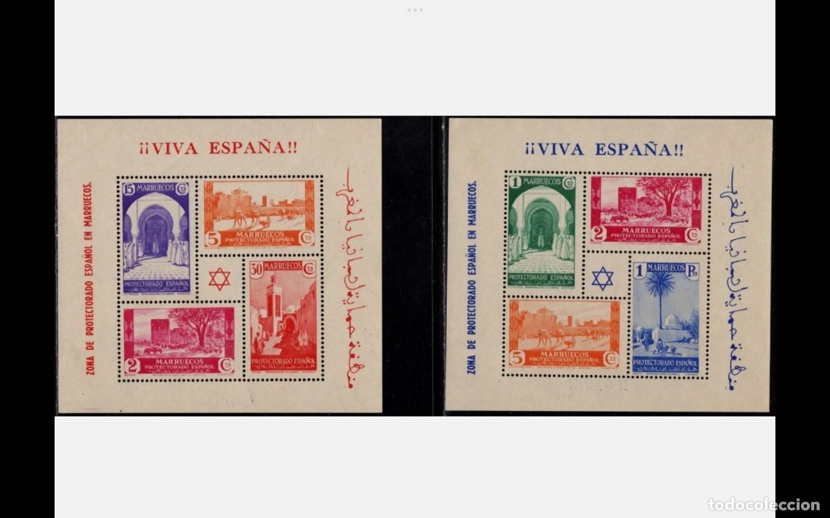 Sellos: Marruecos 1937-Excolonia Espa&ntilde;ola -EDIFIL 167/168 - MNH** - NUEVAS. -V.Cat:90&euro;