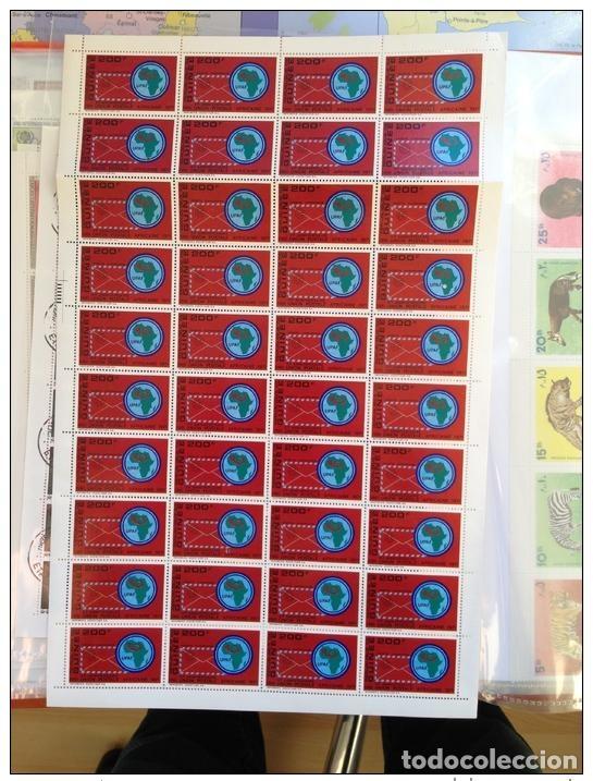 Sellos: Guinea TV. D&eacute;cimo aniversario de la Uni&oacute;n Postal Africana UPAF 1971 RARE ** MNH