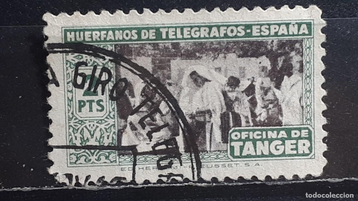 Sellos: TANGER . A&Ntilde;O 1946. &deg;. EDIFIL 39 BENEFICENCIA