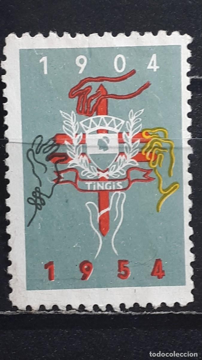 Sellos: TANGER. VI&Ntilde;ETA.(*). A&Ntilde;O 1954.