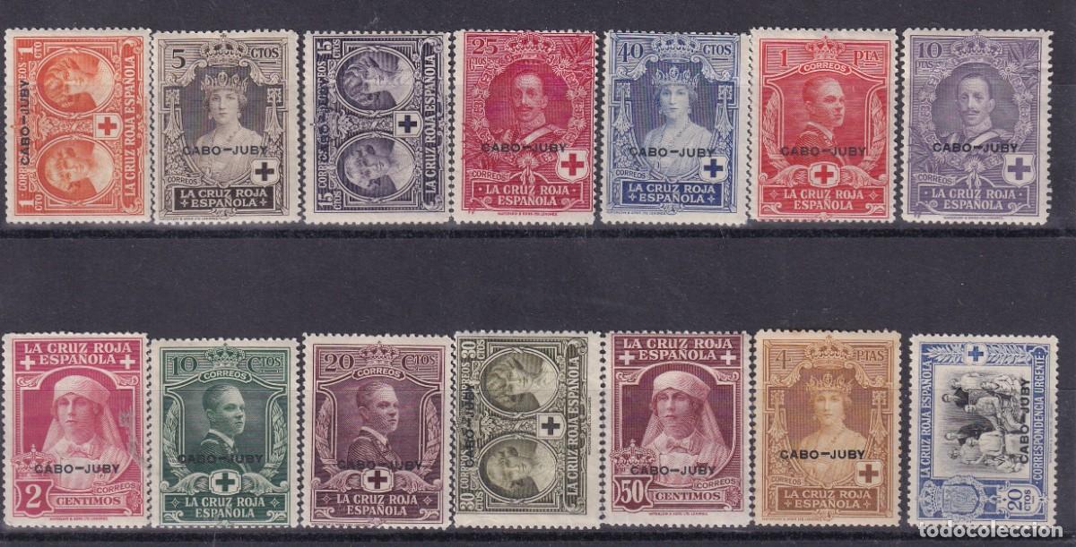 Timbres: Sellos dependencias espa&ntilde;olas CABO JUBY a&ntilde;o 1926 EDIFIL 26/39* v.c. 65 &euro;