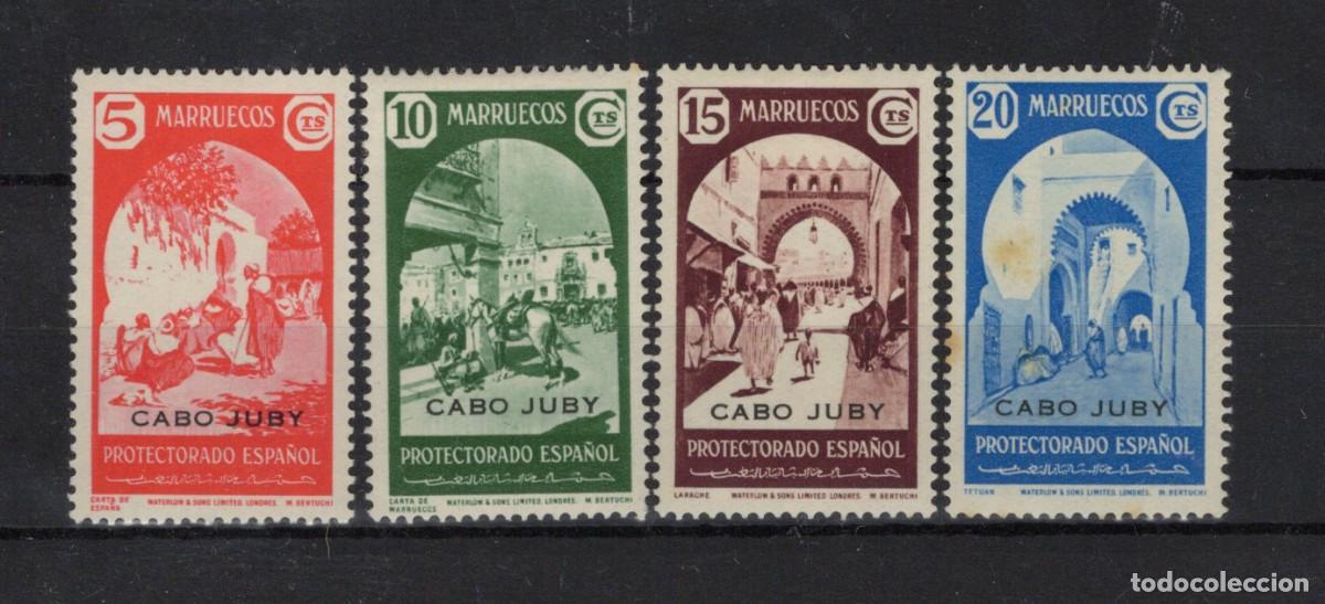 Timbres: Sellos dependencias espa&ntilde;olas CABO JUBY a&ntilde;o 1939 EDIFIL 112/115* v.c. 4 &euro;