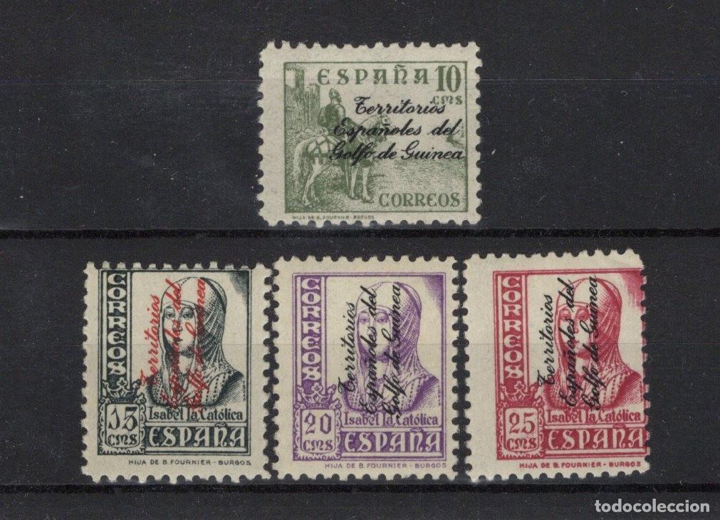 Sellos: Sellos dependencias espa&ntilde;olas GUINEA a&ntilde;o 1939 EDIFIL 256/259** v.c. 30 &euro;