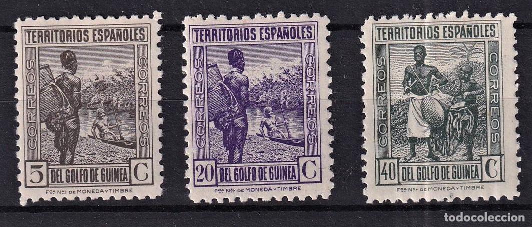 Sellos: Sellos dependencias espa&ntilde;olas GUINEA a&ntilde;o 1941 EDIFIL 264/266** v.c. 11 &euro;