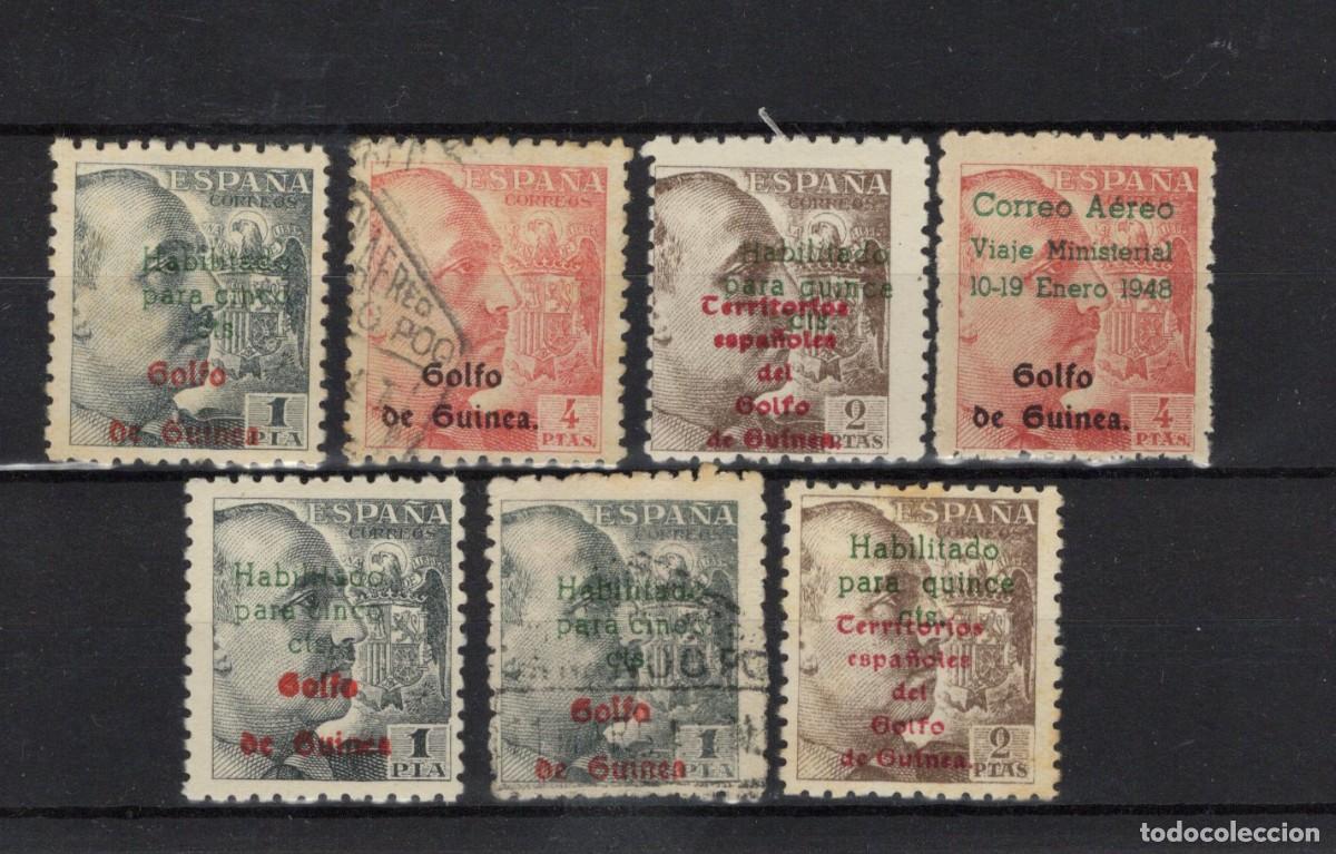 Sellos: Sellos dependencias espa&ntilde;olas GUINEA a&ntilde;o 1942 EDIFIL 269/274&ordm;-* v.c. 35 &euro;