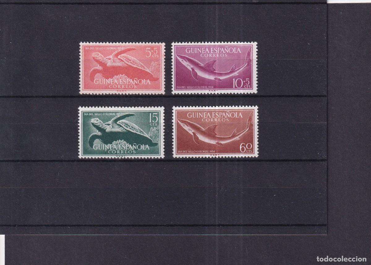 Sellos: Sellos dependencias espa&ntilde;olas GUINEA a&ntilde;o 1954 EDIFIL 338/341**