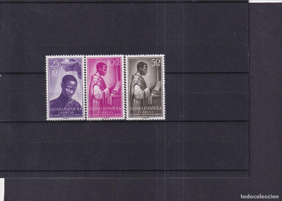 Sellos: Sellos dependencias espa&ntilde;olas GUINEA a&ntilde;o 1954 EDIFIL 344/346**