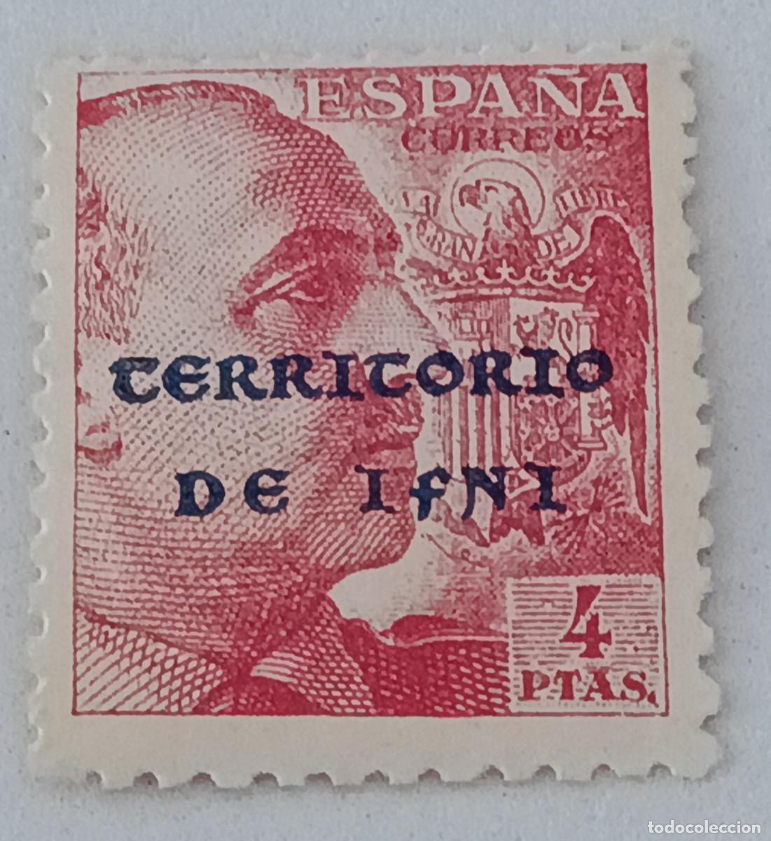 Sellos: Sellos excolonias espa&ntilde;olas Ifni 1941-1942, edifil 14