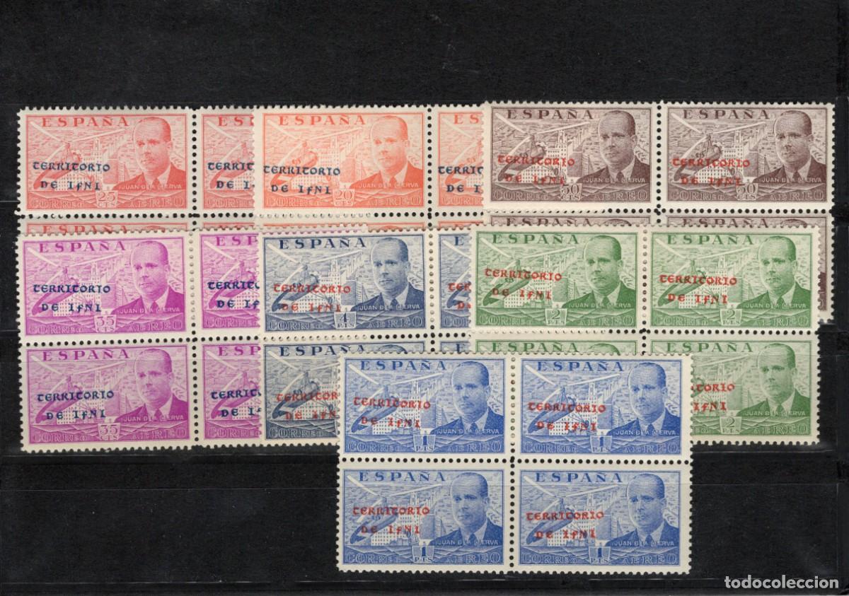 Timbres: Sellos dependencias espa&ntilde;olas IFNI a&ntilde;o 1941 EDIFIL 15H/15P** bloque de 4 v.c. 520 &euro;