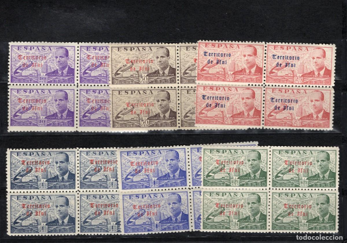Timbres: Sellos dependencias espa&ntilde;olas IFNI a&ntilde;o 1949 EDIFIL 59/64** v.c. 200 &euro;