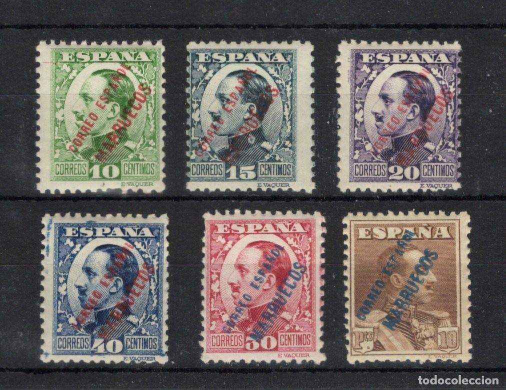 Sellos: Sellos dependencias espa&ntilde;olas TANGER a&ntilde;o 1930/33 EDIFIL 64/69** v.c. 415 &euro;