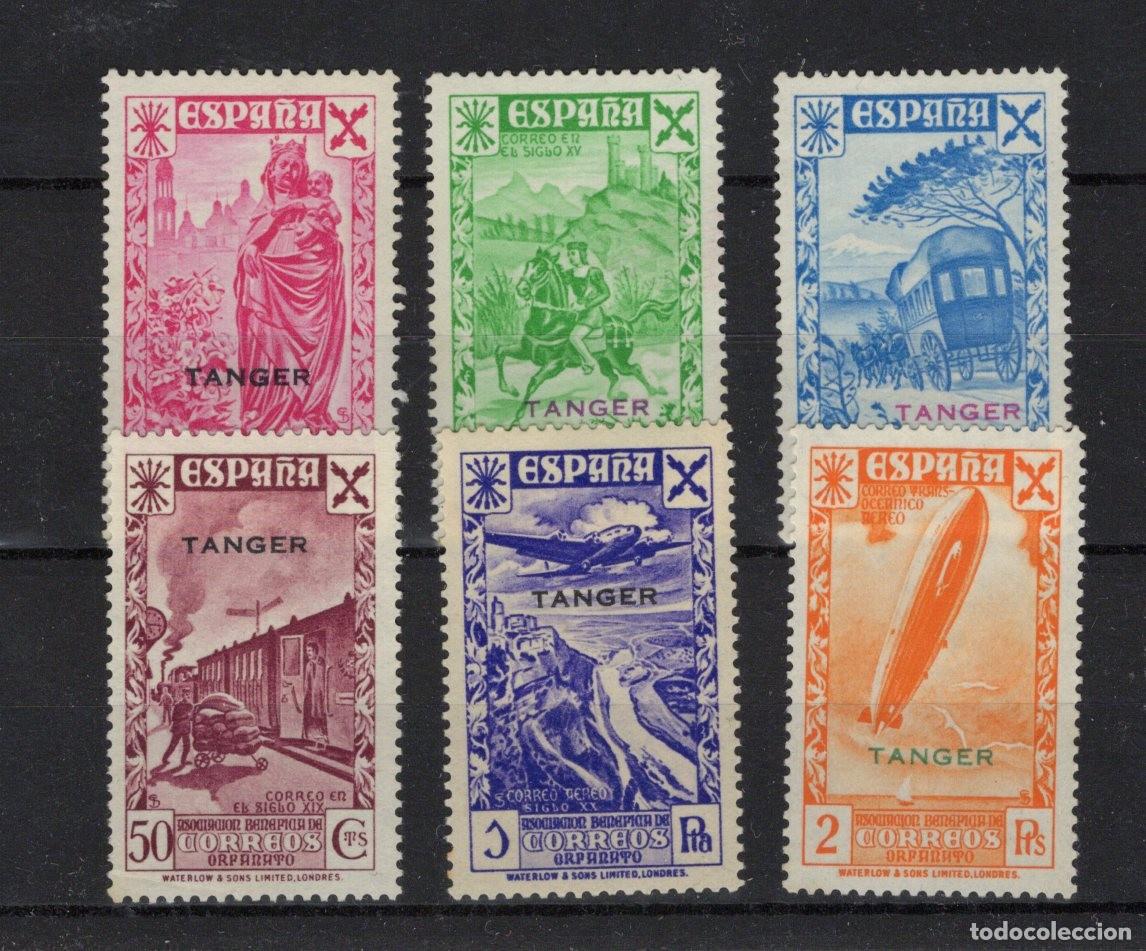 Sellos: Sellos dependencias espa&ntilde;olas TANGER a&ntilde;o 1938 EDIFIL 6/11 (*) v.c. 40 &euro;