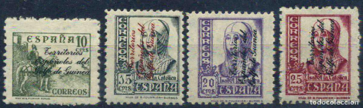 Sellos: Guinea Espa&ntilde;ola 1939 Edifil 256/259*