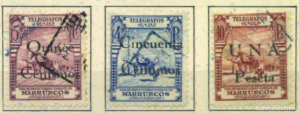 Sellos: Marruecos Tel&eacute;grafos 1935