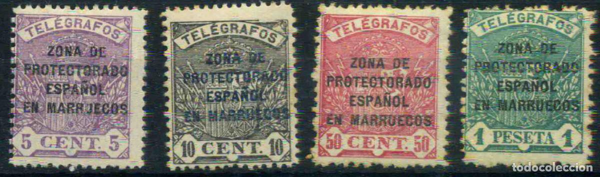Sellos: Marruecos Tel&eacute;grafos 1923-1927
