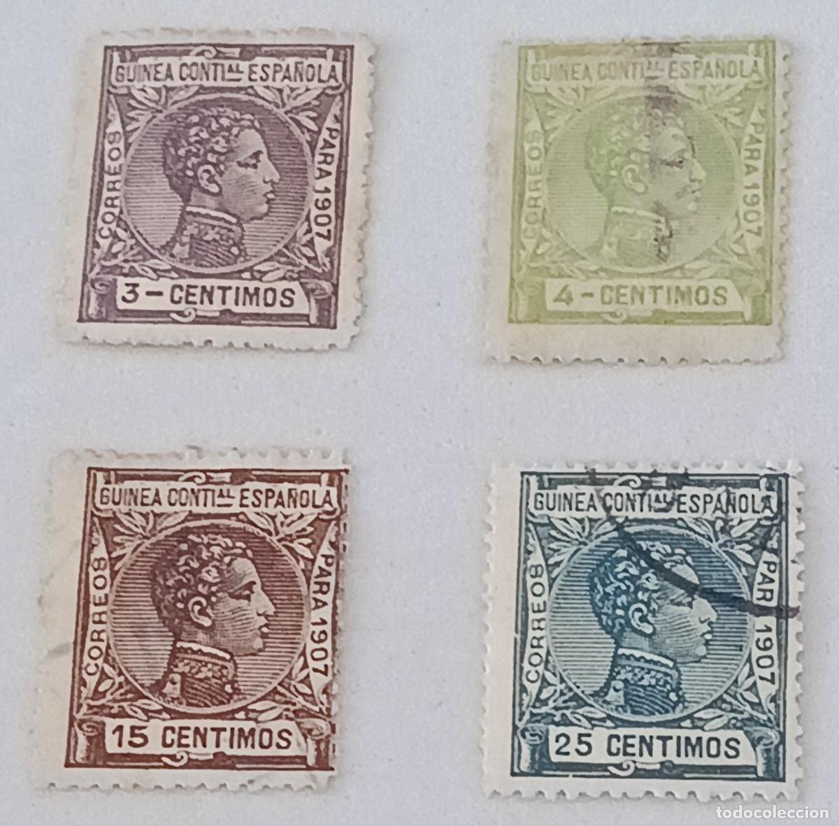 Sellos: Sellos excolonias espa&ntilde;olas Guinea, Edifil 45/46, 49/50