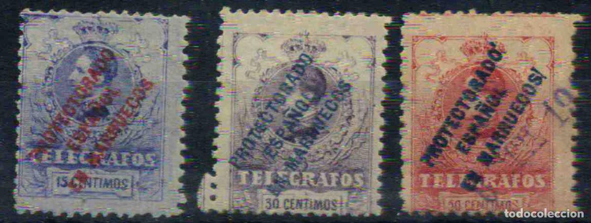 Sellos: Marruecos 1916 Tel&eacute;grafos
