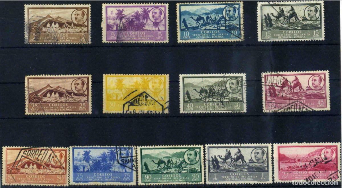 Sellos: Africa Occidental Espa&ntilde;ola (AOE) 1950 (usados)