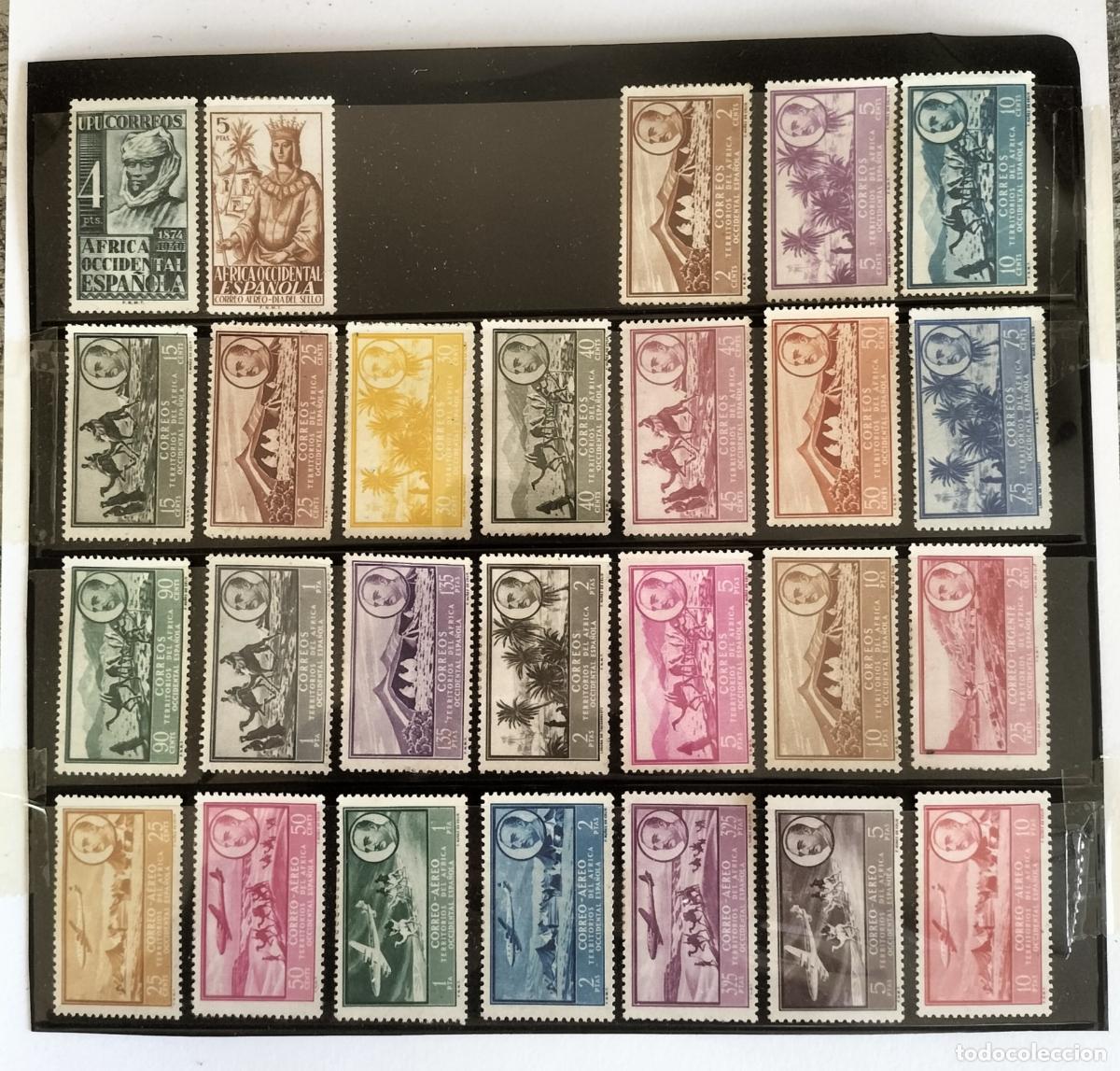 Sellos: SELLOS AFRICA OCCIDENTAL (COMPLETA) EDIFIL 1 al 26) ESPA&Ntilde;A.