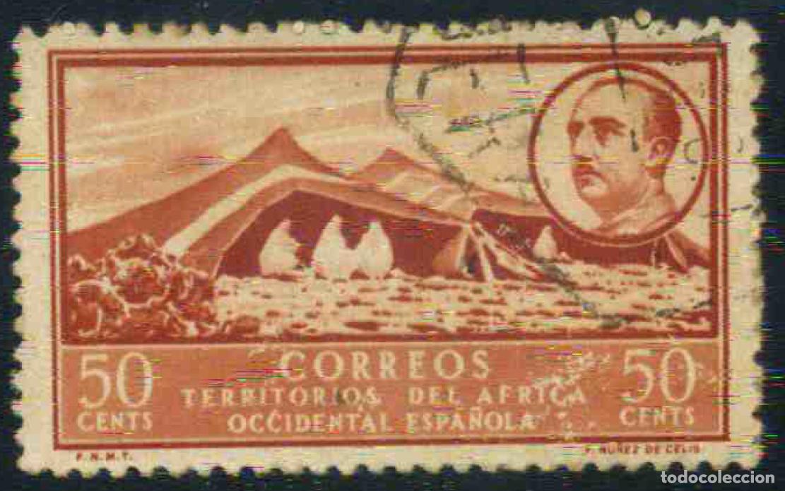 Briefmarken: Africa Occidental Espa&ntilde;ola (AOE) - La G&uuml;era (Ag&uuml;era) -1950