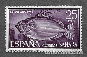 Sellos: Sahara Espa&ntilde;ol 1964 - John Dory (Zeus faber) - Edifil 222** - 2000-5